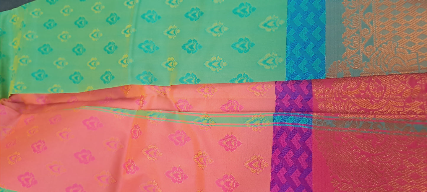 Cotton silk saree