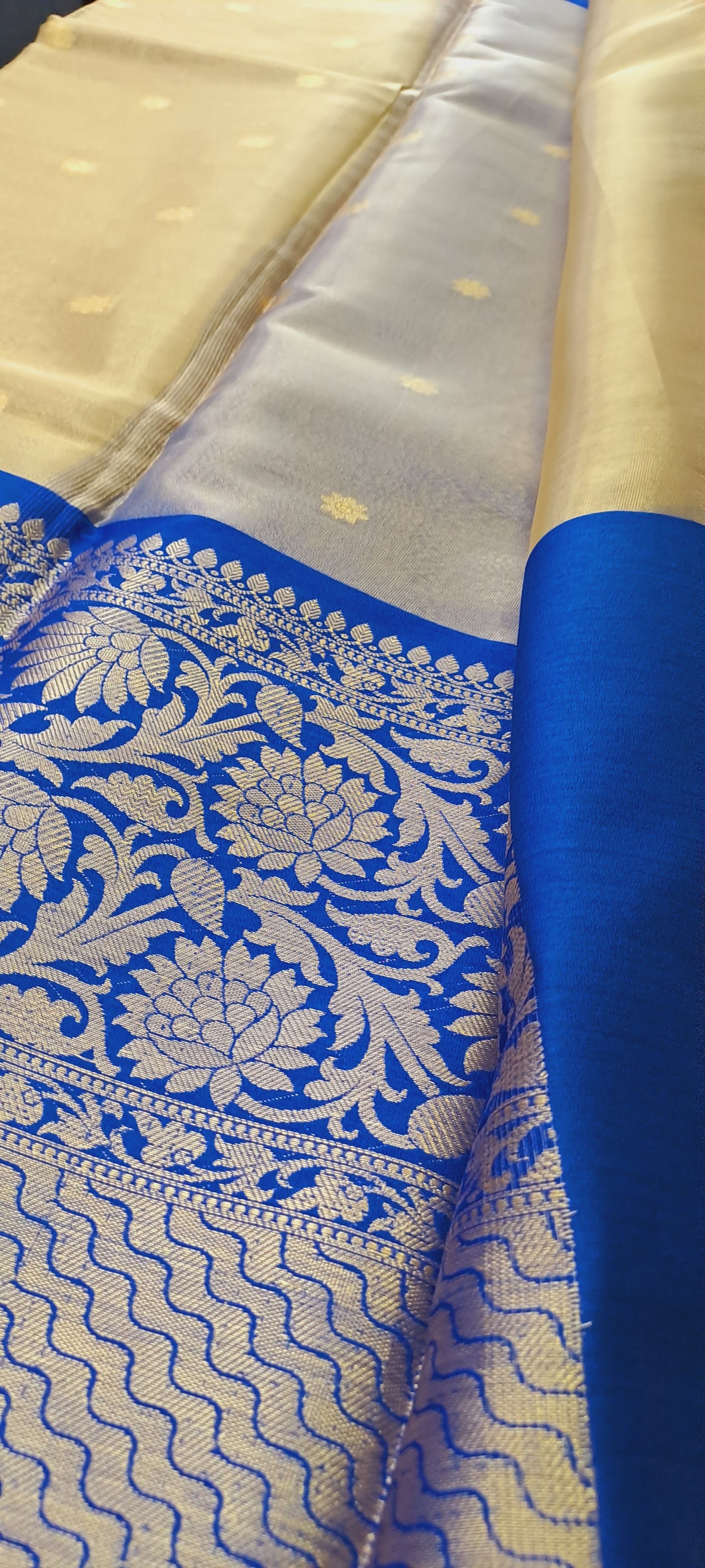 Cotton silk saree