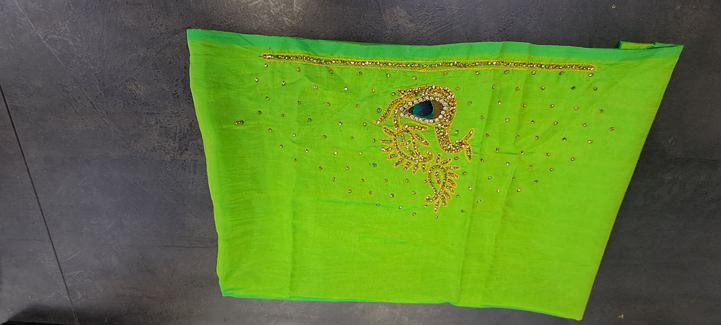 Blouse material for saree