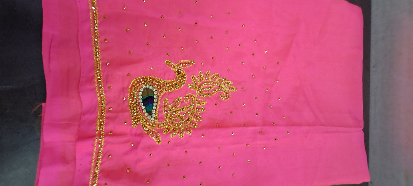 Blouse material for saree