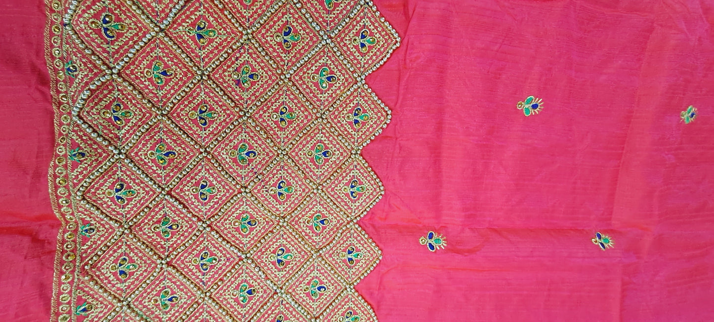 Blouse material for saree.