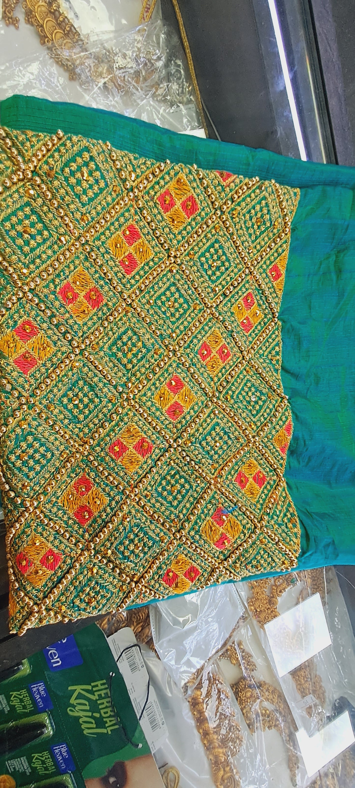 Blouse material for saree.