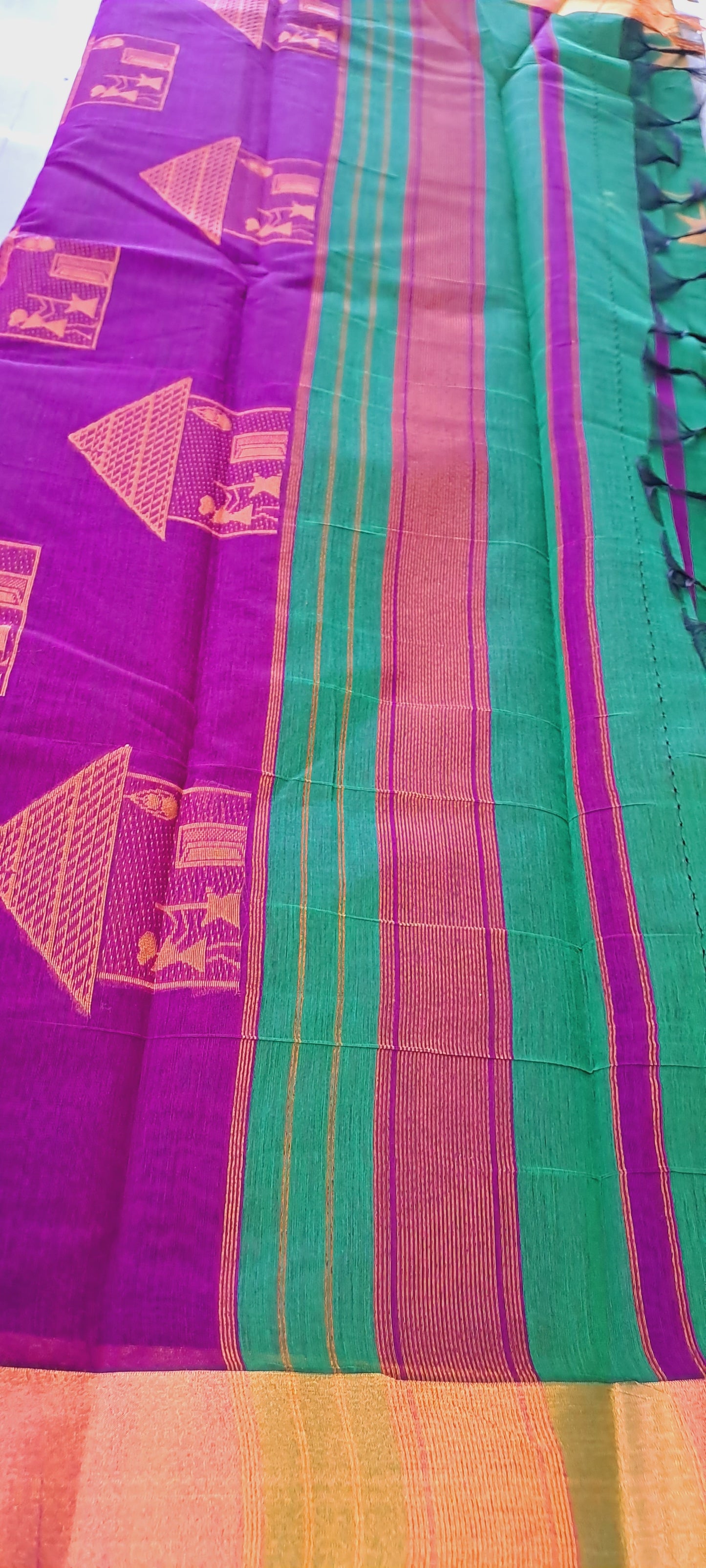 Cotton saree