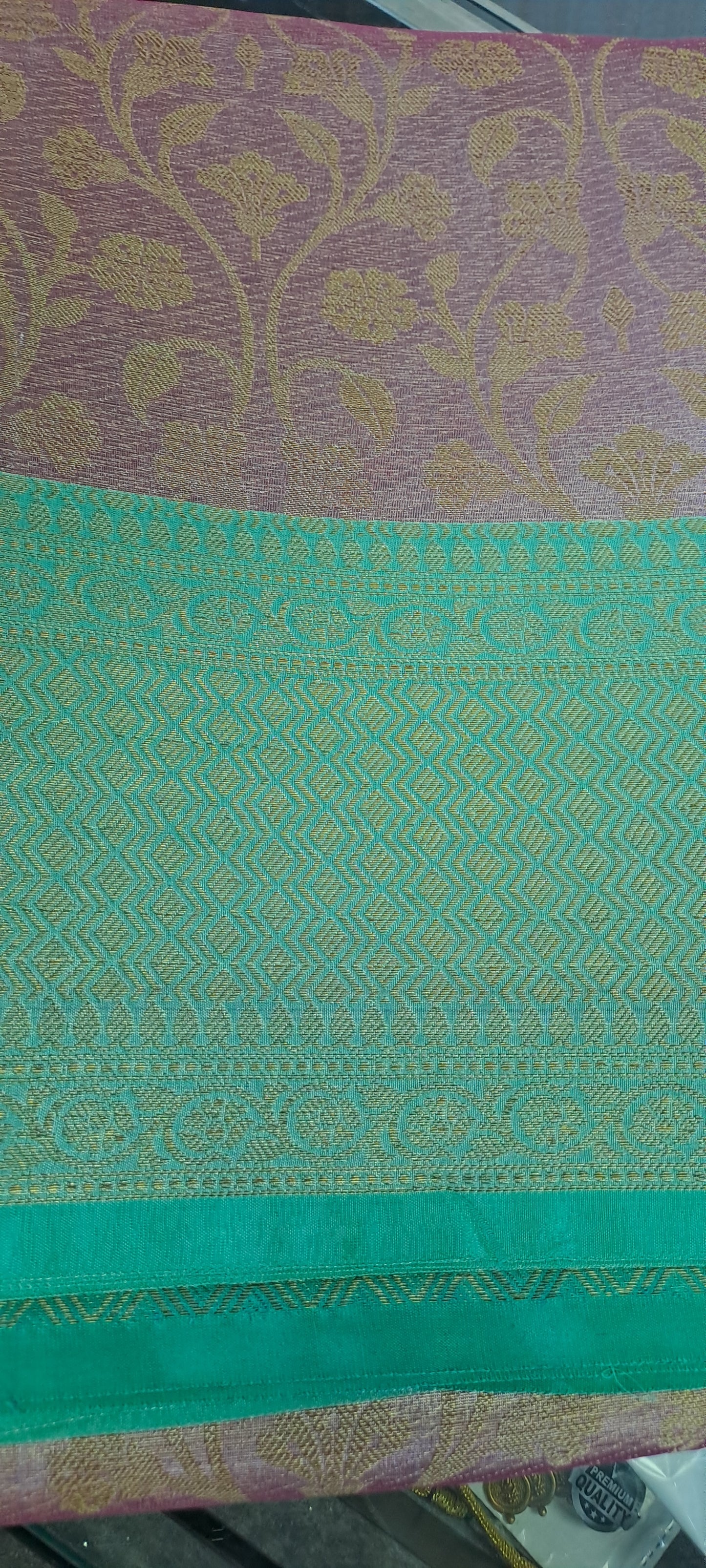 Cotton silk saree