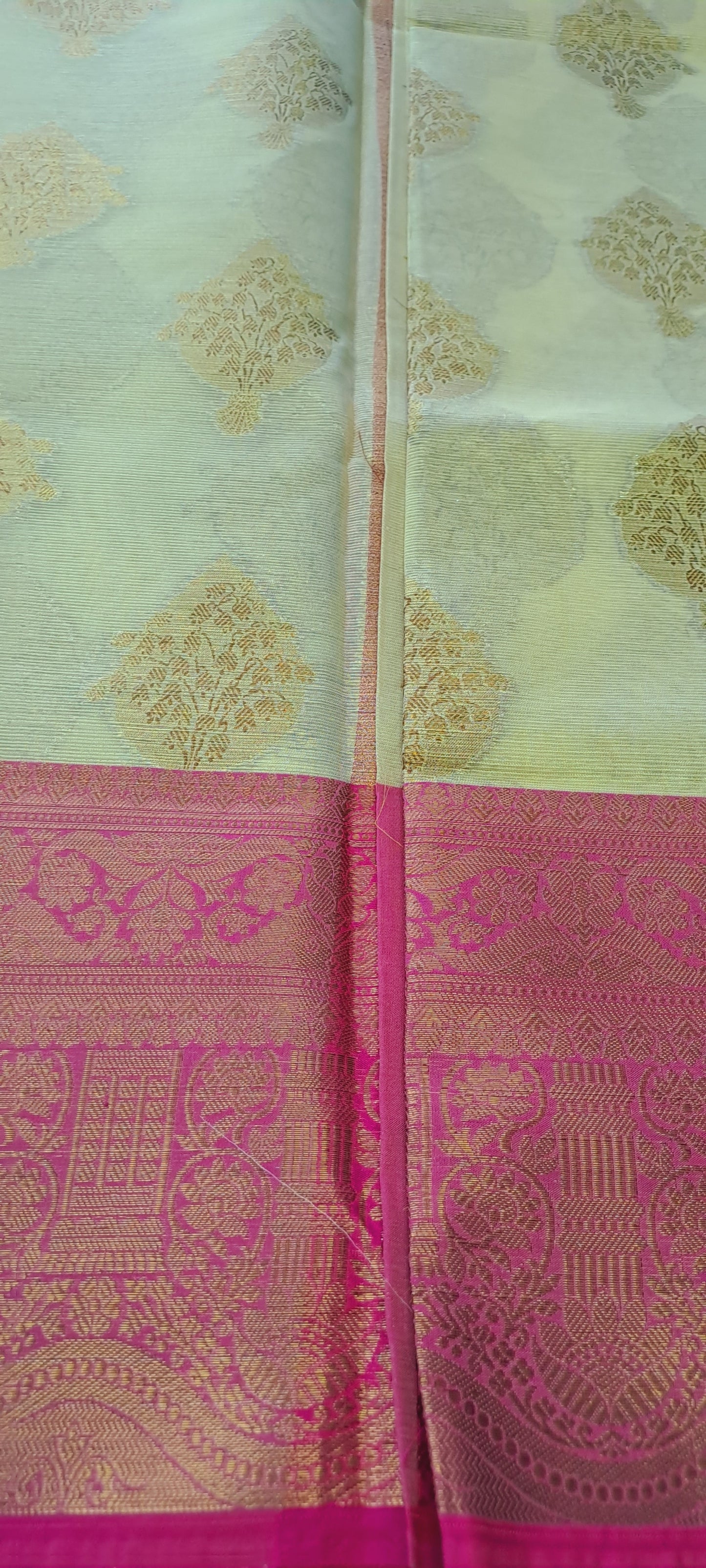 Cotton silk saree