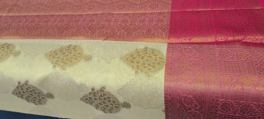 Cotton silk saree