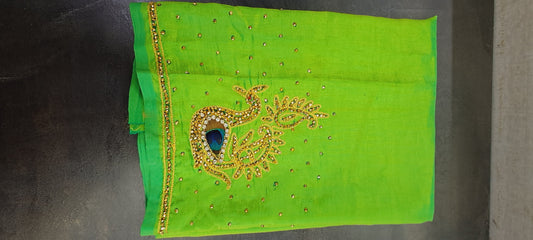 Blouse material for saree