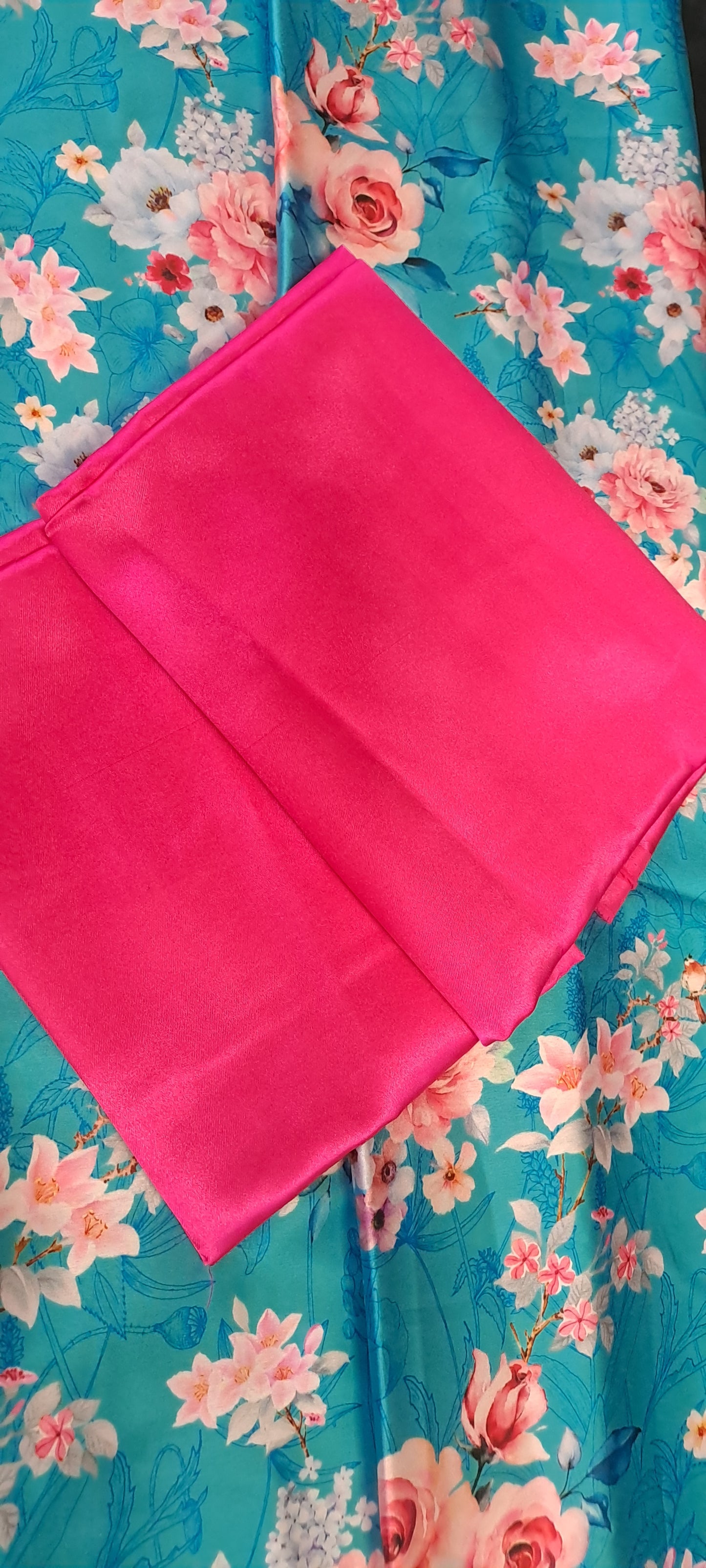 Satin saree